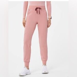 Figs Pink Sand high waisted Zamora Pants size m